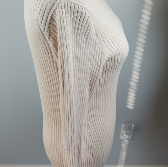 Women's Top Long Sleeve By Caryn Vallone Size Large Form Fitting Casual Wear - Picture 7 of 14